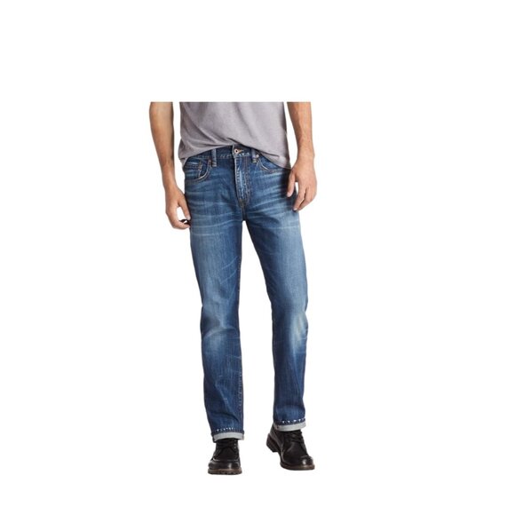 Lucky Brand 410 Athletic Slim Jeans Blue Size 32 x 30 Classic Casual Minimalist